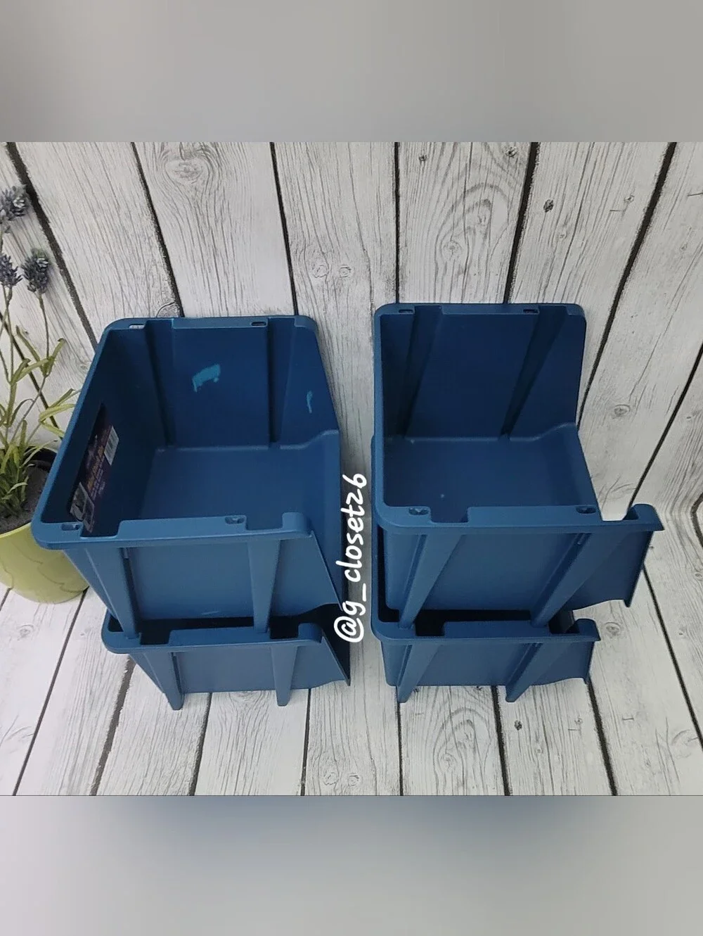 Stackable Mini Storage Bins by